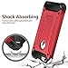 iPhone 5S Case,iPhone SE Case,Wollony Rugged Hybrid Dual Layer Armor Protective Back Case Shockproof Cover for iPhone SE/5/5S - Heavy Duty - Slim Hard Shell Protection - Impact Resistant Bumper (Red)