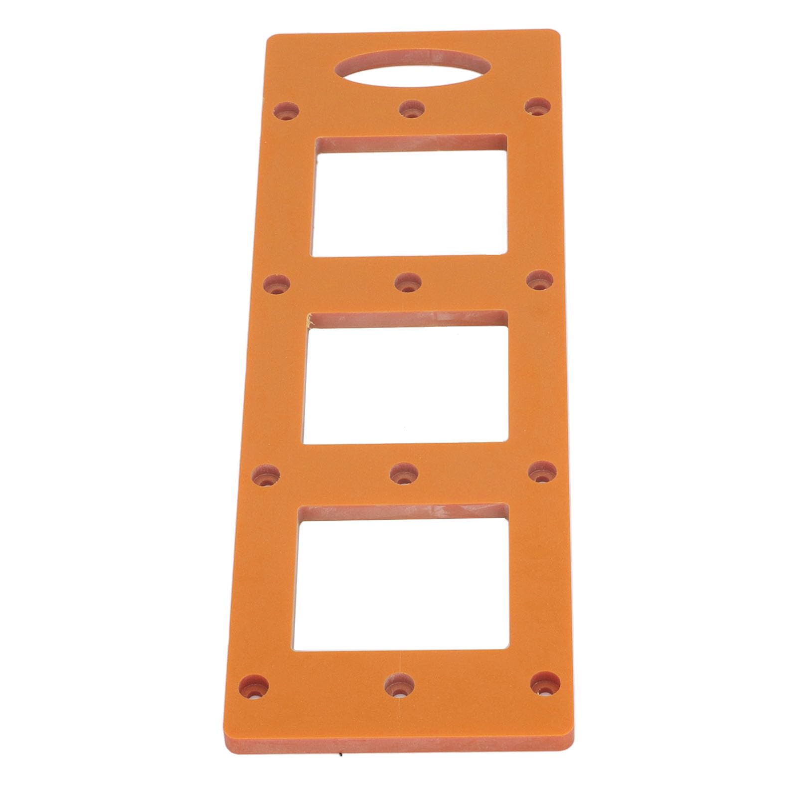 Fafeicy 86 Type Wire Box Template Mold, Aluminum Alloy Socket Bottom Box Mould Woodworking Slotting Template for Electrician Work 70 X 60mm
