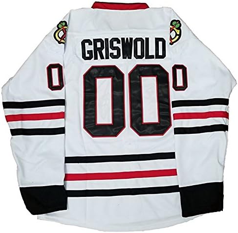Finran Clark Griswold #00 Christmas Vacation Movie Hockey Jersey Stitched Men Ice Hockey Jersey S M L XL XXL (XX-Large)