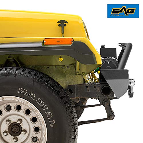 EAG Front Bumper with 2 x 15W LED Light Offroad Fit for 8706 Wrangler TJ YJ Pricepulse