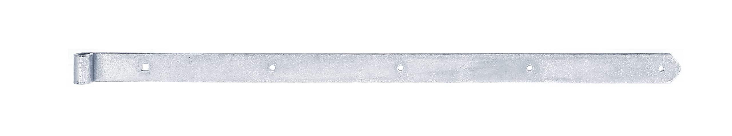 Strap Hinge Straight with Rounded End Rolle 13 mm / 800 x 40 mm / 1 STK. galvanisch Gelb verzinkt — image 1