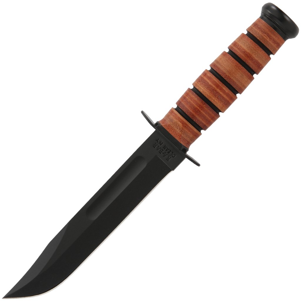 Ka-Bar-1220-US-Army-Straight-Edge-FightingUtility-Knife-with-Leather-Sheath