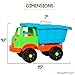 Sand Dump Truck Beach Playset - 7 Piece Kids Sand Toys Set for Boys & Girls