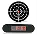 Gun Alarm Clock Shoot Alarm Clock Gun Clock Lock N Load Target Alarm Clock office gadgets (Black)