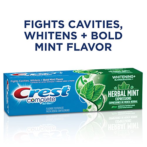 Crest Complete MultiBenefit Whitening + Herbal Mint Expressions, Extreme Herbal Mint Toothpaste