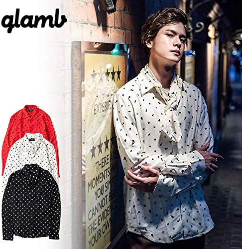 Amazon Glamb グラム Drip Dot Sh Gb0419 Sh03 Black 2 シャツ 通販