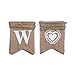 Welcome Baby Banner Vintage Burlap Banner Linen Flags Decorative for Baby Shower Boy Girl Party Decoration