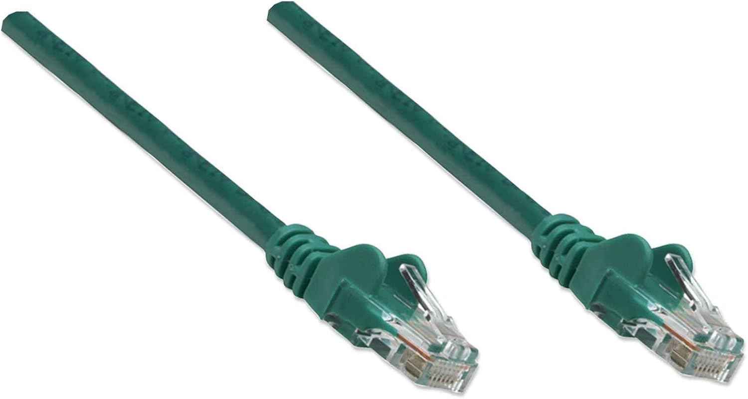 Intellinet Network Patch Cable, Cat6, 3m, Green, CCA, U/UTP, PVC, RJ45, Gold Plated Contacts, Snagless, Booted, Polybag - Image 3