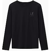 Armani Exchange Womens Icon Logo Long Sleeve Tee