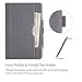ProCase Galaxy Tab A 10.1 with S Pen Case 2016 Old Model - Stand Folio Case Cover for Galaxy Tab A 10.1 Inch Tablet with S Pen SM-P580, with Multiple Viewing Angles, Document Card Pocket - Grey