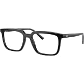 Ray-Ban RX7239 Alain Optics Rectangle Eyeglasses for Men for Women | In Alain Rectangular Prescription Eyewear Frames, Transparent Blue.
