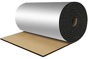 ZANGBOER Car Heat Sound Deadening Insulation Mat -394mil 10.76sqft Automobile Sound Deadening & Heat Materials for Auto Hood Engine Roof Door and Trunk (40"x40"（10.76sqft）, 394 Mil)