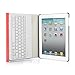CoastaCloud iPad 2/3/4 Really Thin SmartShell Stand Cover with Magnetically Detachable Wireless Bluetooth Keyboard Case for Apple iPad 2 3 4 (Red)