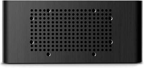 Tbaobei-Baby Cajas de computadora Caso de aleación de Aluminio Ordenador Horizontal Tipo ITX HT Caja de la PC Soporte 1U Flex Negro Fuente de alimentación (Size : One Size)