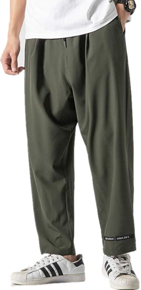 Infabe カジュアルパンツ メンズ 大きいサイズ ゆったりパンツ メンズ 春夏秋バージョン ロングパンツ 通販 Amazon