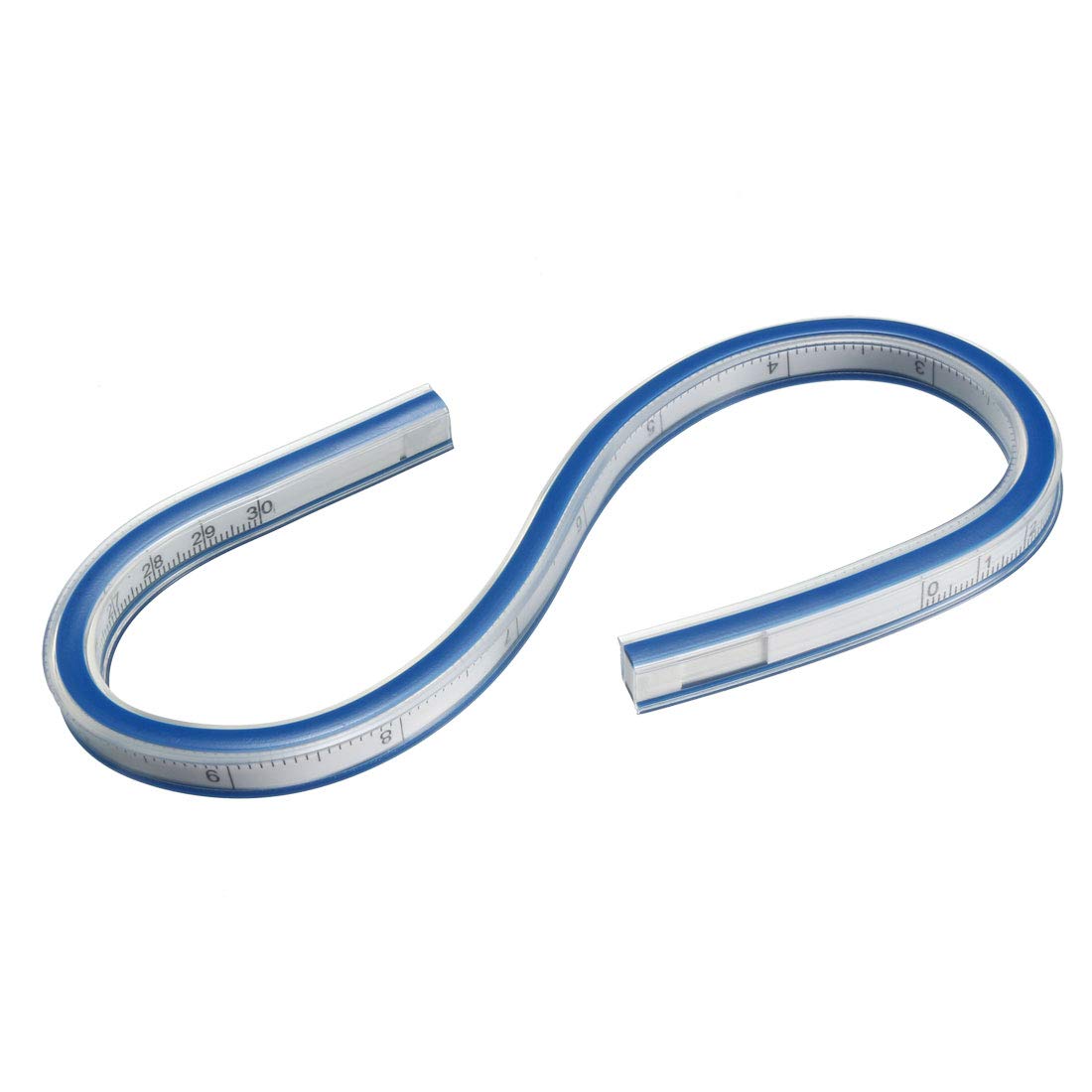 sourcing map Flexible Ruler 12 Inch 30cm Curve Ruler for Engineering Drawing, Design Graphics, Garment Design