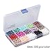 Linsoir Beads 1500 Pcs Tiny Satin Luster Faux Pearl Beads Pearl Jewelry for Women Girl Value Pack 15 Color Assorted 6mm Round Pearls