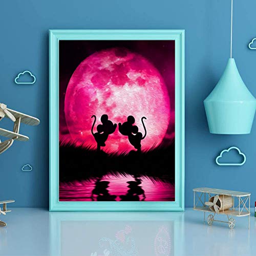 DIY 5D Diamond Painting Kits Diamonds and Dotz Full Drill for Crystal Rhinestone Diamond Diamond Art Paint with Diamonds Arts Craft 11.8×15.7 Inches (Red)