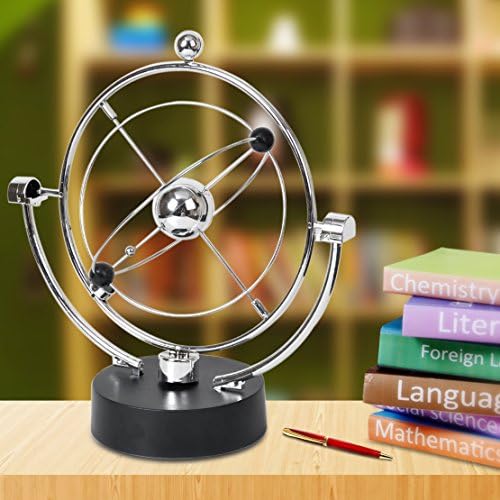 Kinetic Art ! Milky Way Celestial Body Perpetual Motion Spherical Pendulum Revolving Desk Orbital Toy