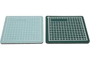 2PCS 8x8cm Mini Cutting Mat Board Self Healing Grid Line Craft Cutting Mat Non Slip Protective Cutting Surface for DIY Crafti
