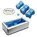 Adaman Automatic Shoe Cover Dispenser With 200pc Disposable Plastic Boot &Shoe Cover, Perfect for Medical, Home& Office (Silver)