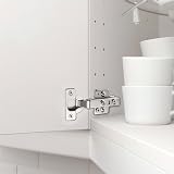 FURNIWARE 2 Pcs Soft Close Cabinet Hinges 110° Full Overlay Cupboard Steel view 7
