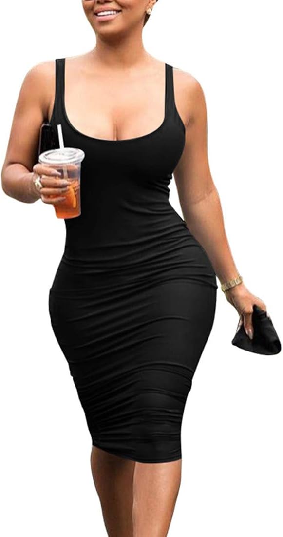 basic bodycon midi dress