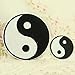 Ioffersuper Ying Yang Applique Iron On Patch Sticker Gift Retro 5.1cm