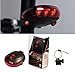 DLLL Candance 2 Laser 5 LED Cycling Bicycle Bike Flash Laser Taillight