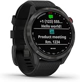 Garmin Approach S42 GPS Golf Watch Black Smartwatch 10 Day Battery 42000+ view 2