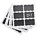 MFLABEL 36pcs Reusable Chalkboard Labels with Erasable White Smooth Liquid Chalk Marker - Premium Stickers for Jars