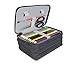 72 Slots Deluxe PU Leather Colored Pencils & Gel Pens Case, Handy Large Capacity Multi-layer Students Artists Travel Organizer Bag Box Pencil Holder