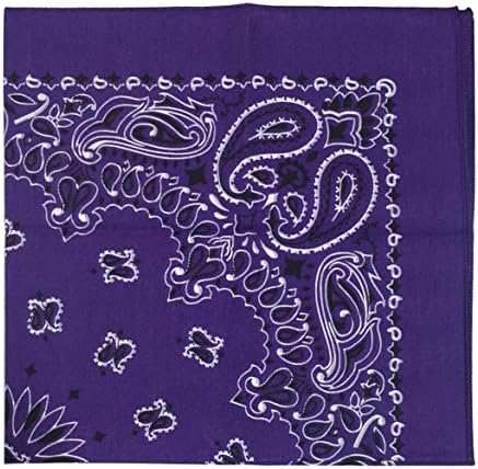 USA Made Military Army Trainmen Paisley 22 (Purple)