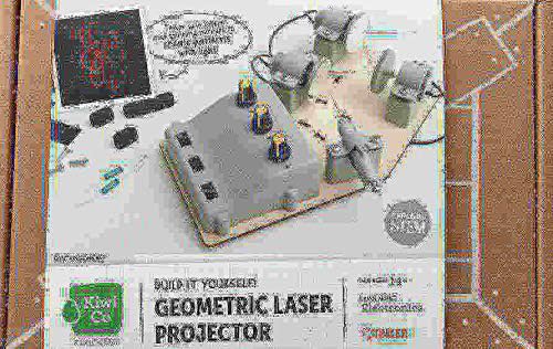 KiwiCo Tinker Crate Build it Yourself Geometric Laser Projecctor Kit