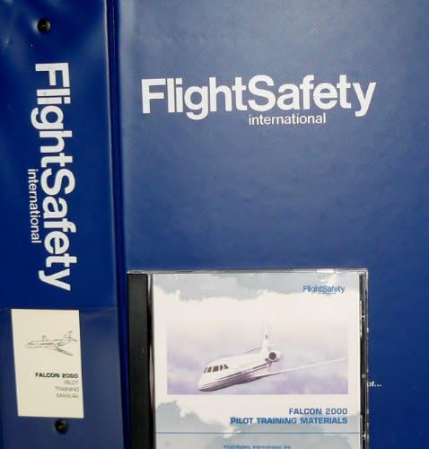 Dassault Falcon 2000 Complete Training Guide with 2 Training Manuals, 1 Pilot Emergency Checklist, 1 Pilot Normal Checklist, and 1 Falcon 2000 CD Rom (Dassault Falcon 2000 FlightSafety Training) Ring-bound – 2001