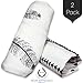 Kaydee Baby Organic Muslin Cotton Swaddle Blankets - Set of 2-47x47 Inch Large Unisex Swaddling Blanket - Different Options Available (Feather & Arrows)