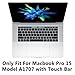 Bubble Free HD Clear Screen Protector Film for MacBook Pro (15-inch, 2016&2017) - Model A1707, with Touch Bar and Thunderbolt 3 Ports