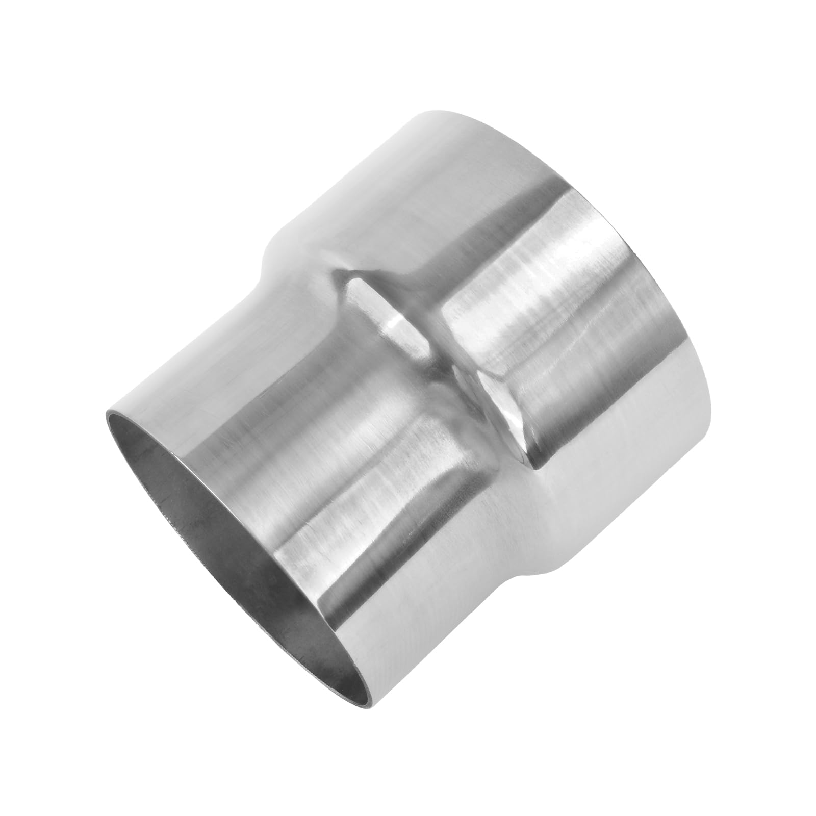 Photo 1 of GESEXI Exhaust Adapter Connector 3.5"OD to 4"OD?Exhaust Adapter Total Length 4 "Stainless Steel Polished.