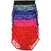 Angelina High Waist Boxer Briefs with Lace Accent Detail (6-Pack), G917_S