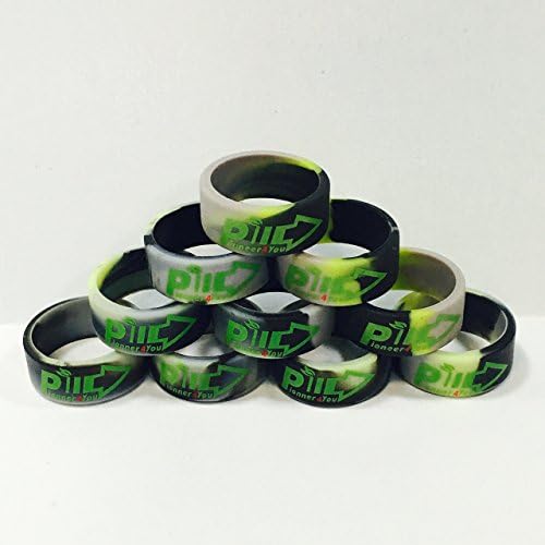 Silicone Vape Bands 22mm KANGERTECH JOYETECH PIONEER4YOU (IPV) SMOKWHOLESALE OPTION (Pioneer4You Camo 10-Pack)