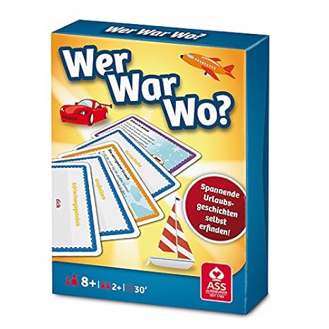 ASS Altenburger 22509583 - Wer War Wo? Familienspiel
