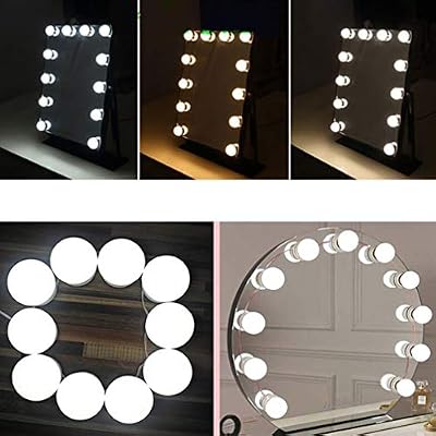 Mobestech Hollywood Style Vanity Lights Kit Stick On Mirror Led Lights Strip Usb Powered For Makeup Live Stream Dressing Room Bathroom Buy Online At Best Price In Uae Amazon Ae