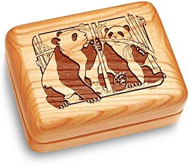 Music Box 4x3" - Pandas - Ode to Joy