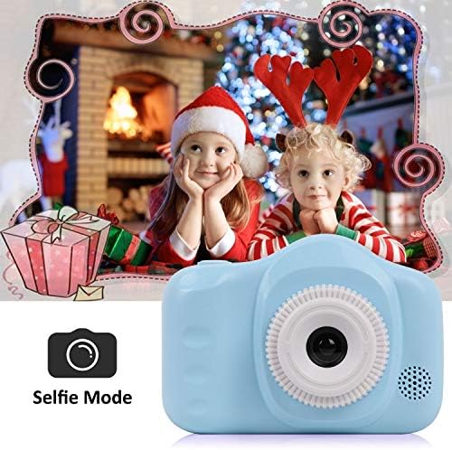 Colorful digital video camera for kids with card slot displayed, worth $22.99.