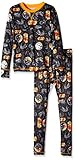 Cuddl Duds Big Boys' Black Star Wars Climatesmart Essential Poly Two-Piece Pajama Set