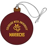 GRAPHICS & MORE Colorado Mesa University Mavericks Wood Christmas Tree Holiday Ornament