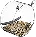 Contempo Creatures Bird Feeder - Mounts on Windows with Strong Suction Cups and Drain Holes - A delightful way to watch small and large wild birds up close from inside your home.