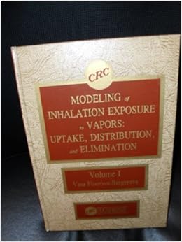 Modeling of Inhalation Exposure to Vapors: Uptake Distribution and Elimination, Vol. 1 Modeling of Inhalation Exposure to Vapors: Uptake Distribution and Elimination, Vol. 1