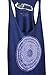 Blonde Peacock Women's Blue Indian Mandala Loose Fit Racerback Yoga Tank Top-Small-Indigo