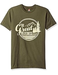 Hanes Camiseta con dibujo para hombre de la colección de ropa resistente para el aire libre